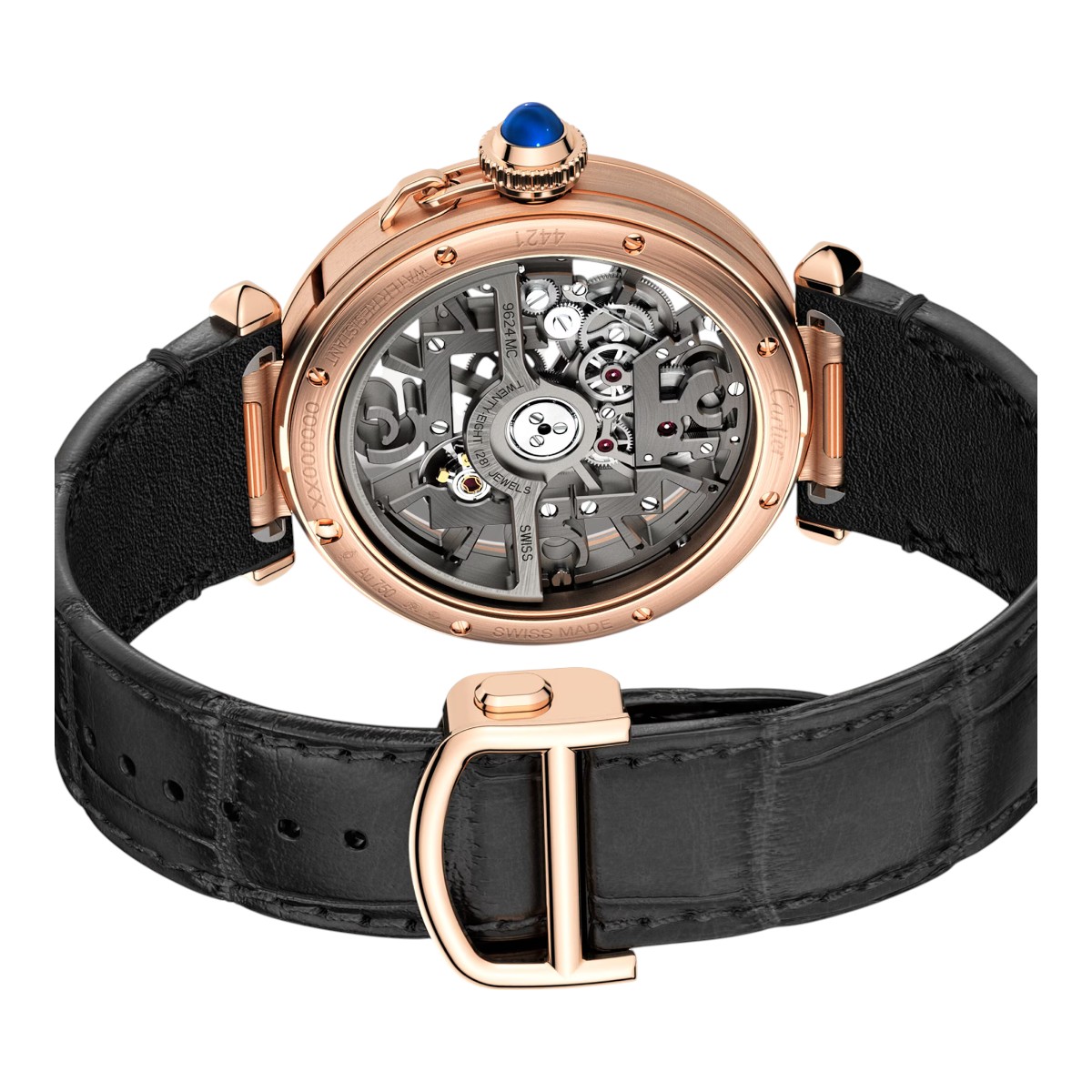 Cartier Pasha 41mm Watch, Skeleton Dial