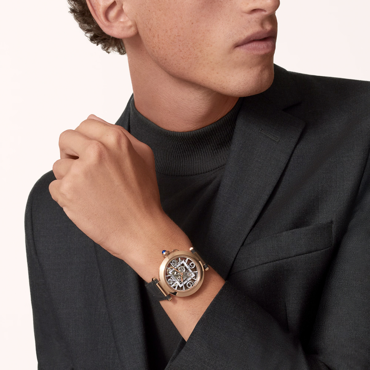 Cartier Pasha 41mm Watch, Skeleton Dial
