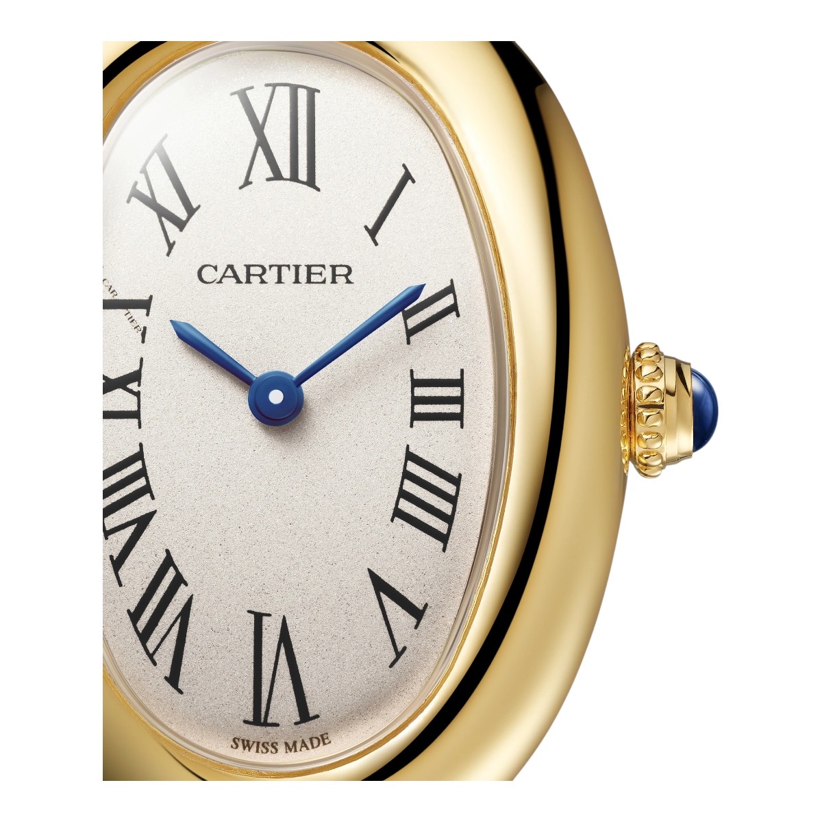 Cartier Baignoire Watch 23.1mm x 31.4mm Women's Watch, Silver Dial