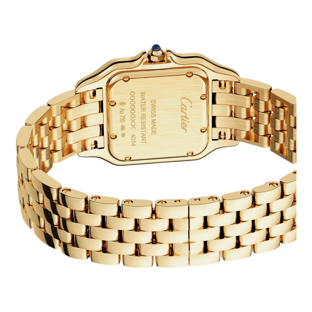 Cartier Panthere 29mm x 37mm Watch, Silvered Dial