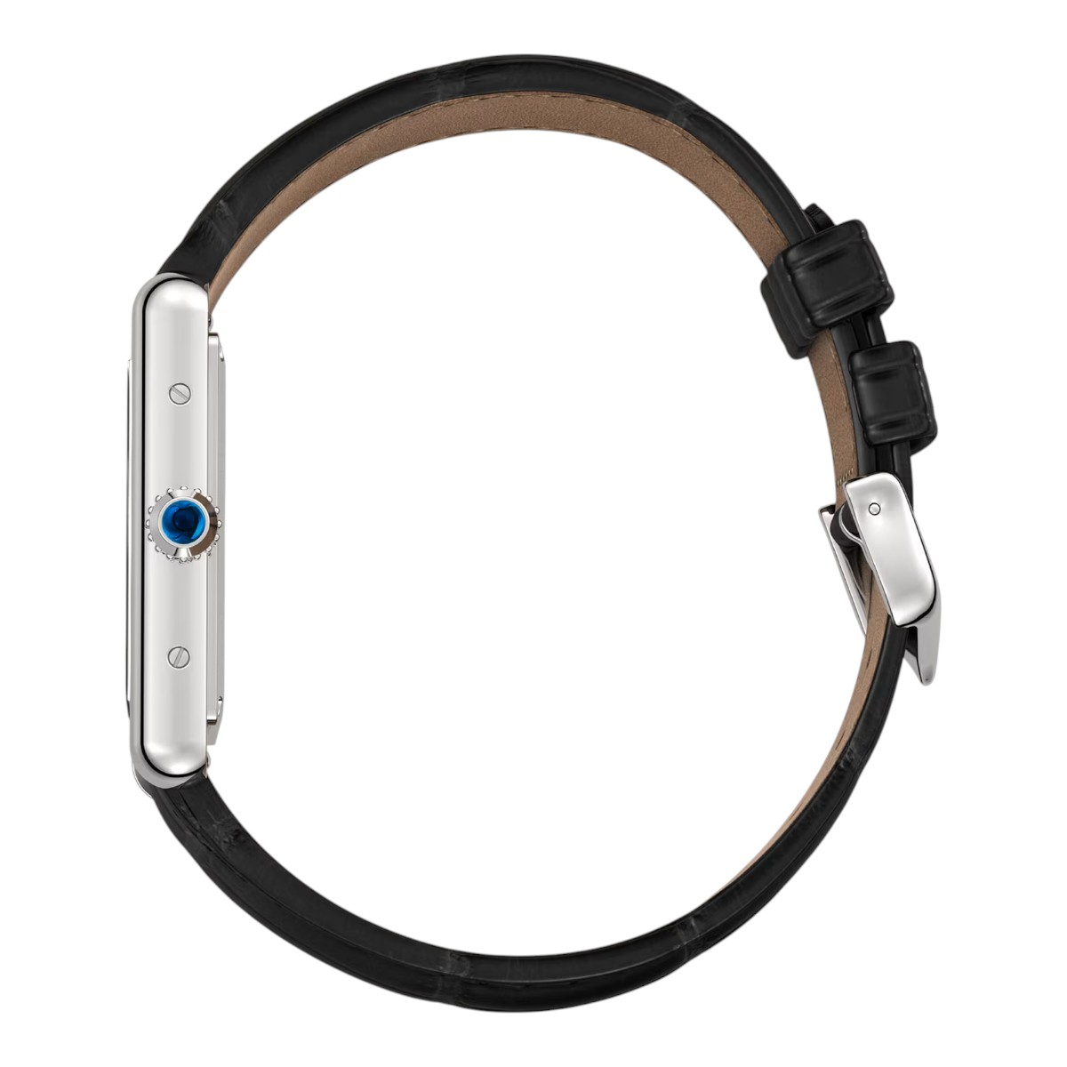 Cartier Tank Must 33.7mm x 25.5mm Watch, Black Dial