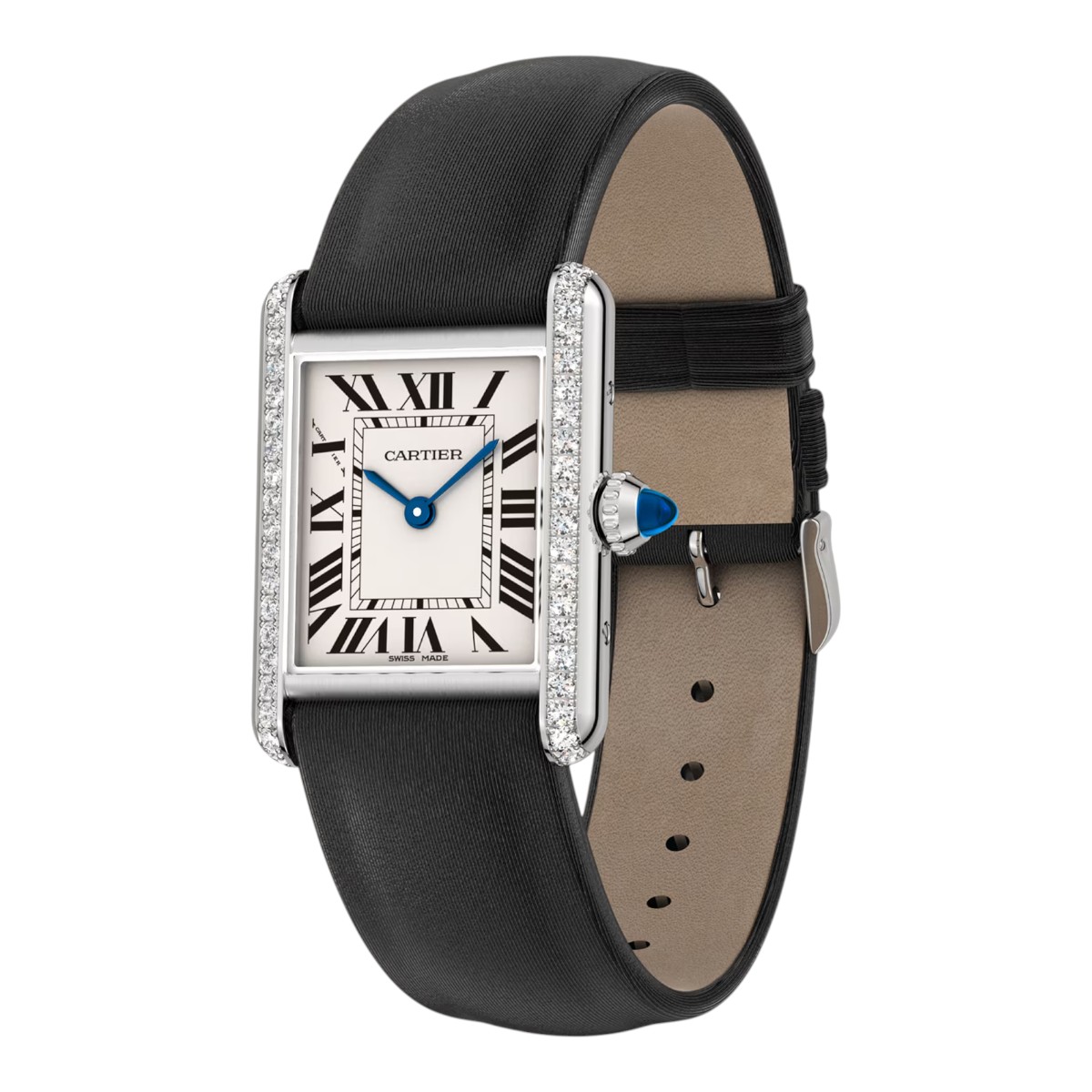 Cartier Tank Must 29.5mm x 22mm Watch, Silvered Dial