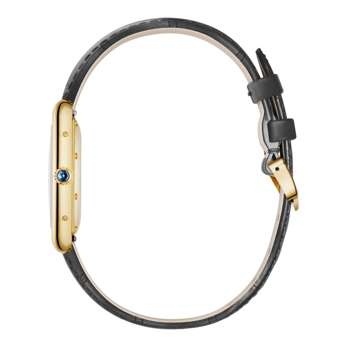 Cartier Louis Cartier Tank  38.1mm x 27.75mm Watch, Silvered Dial with Yellow Varnish