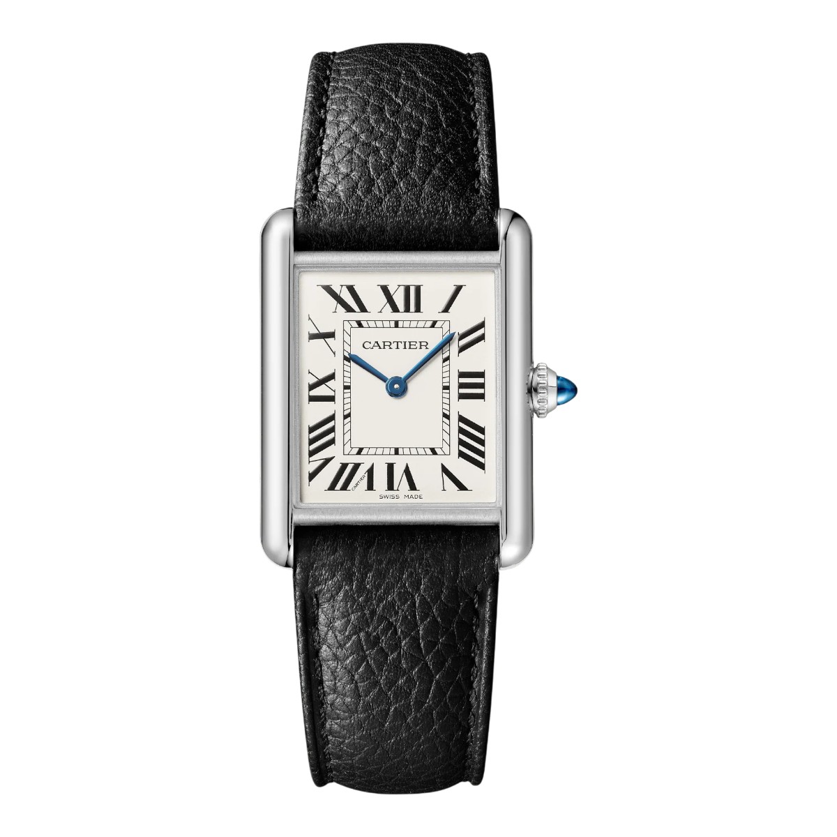 Cartier Tank Must 33.7mm x 25.5mm Watch, Silver Dial