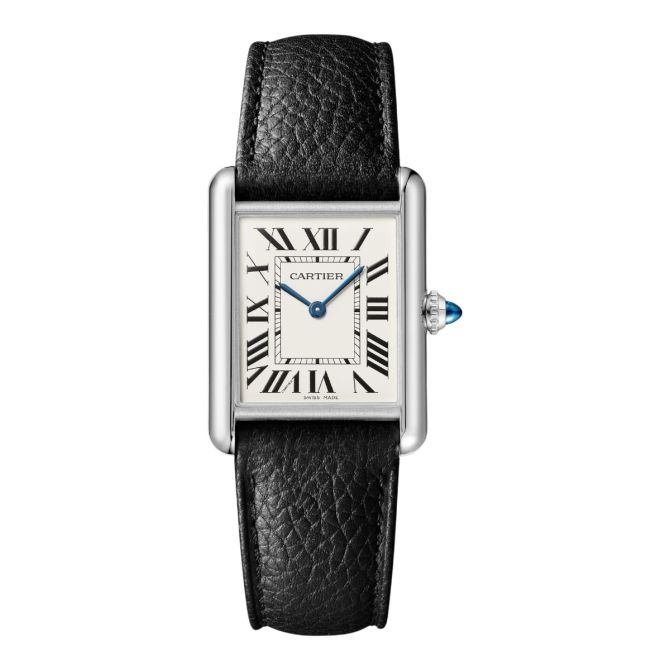 Cartier Tank Must 33.7mm x 25.5mm Watch, Silver Dial
