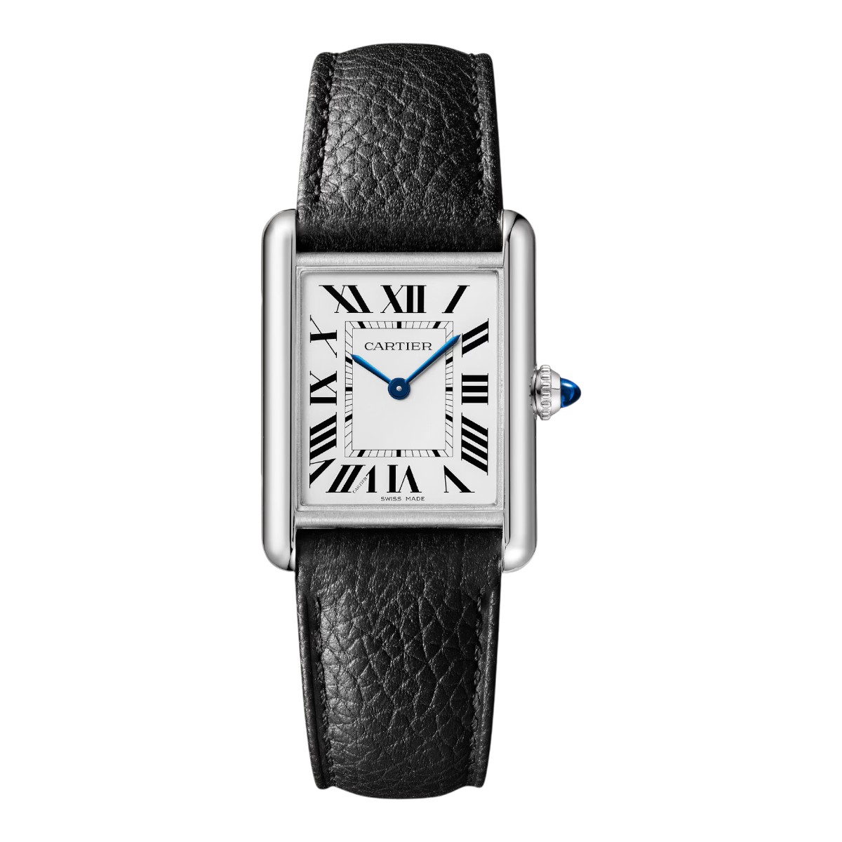 Cartier Tank Must 33.7mm x 25.5mm Watch, Silvered Dial
