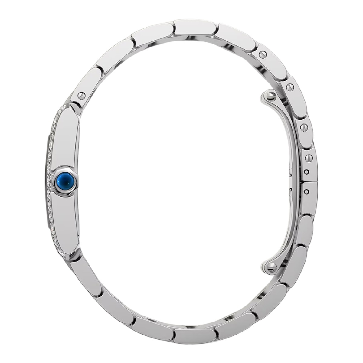 Cartier Tank Francaise 32mmx27mm Watch, Silver Dial