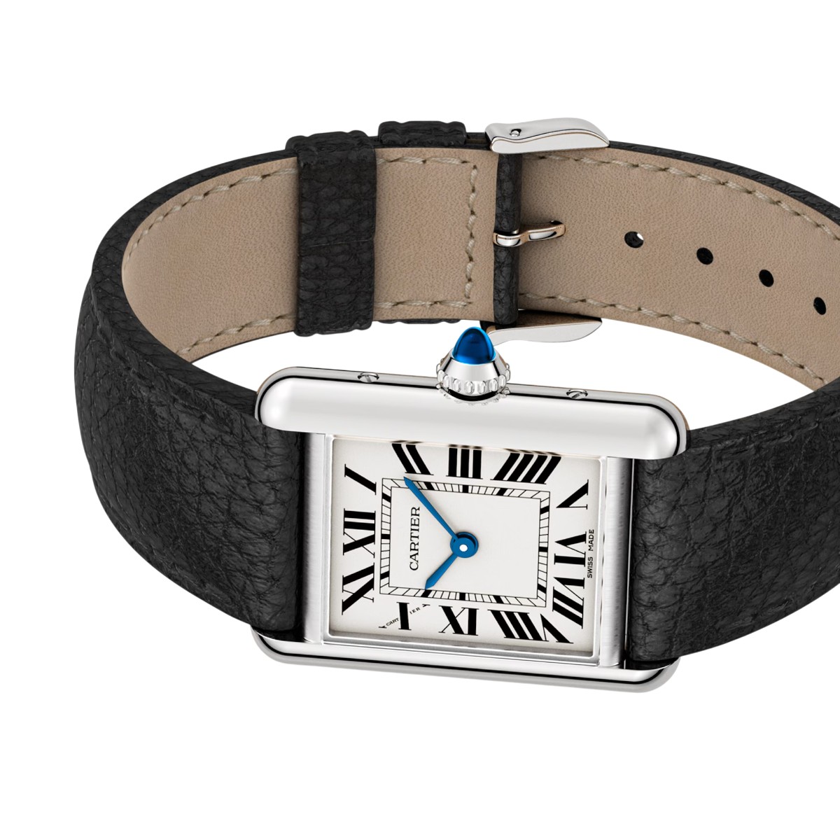 Cartier Tank Must 29.5mm x 22mm Watch, Silver Dial