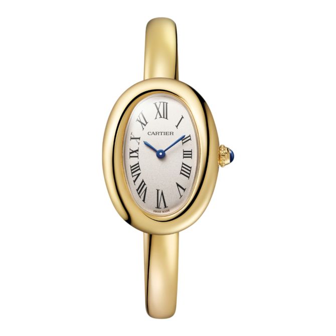 Cartier Baignoire 31.4mm x 23.1mm Watch, Silvered Dial