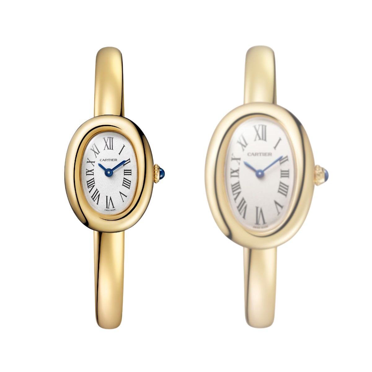 Cartier Baignoire 24.6mm x 18.7mm Watch, Silvered Dial