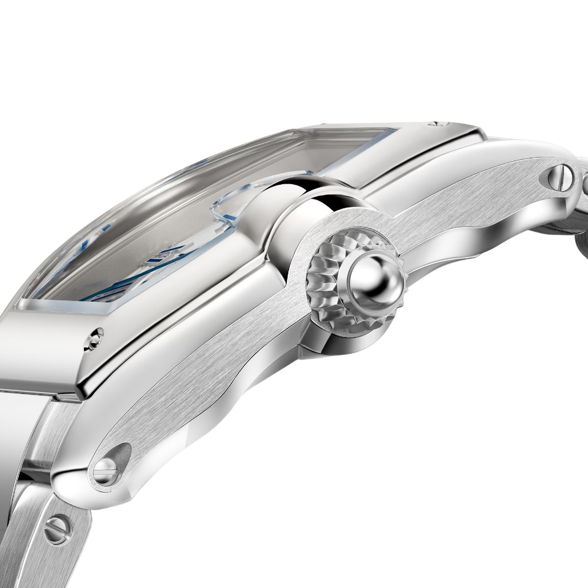 Cartier Roadster Medium 42.5mm x 34.92mm Men's Watch, White Dial