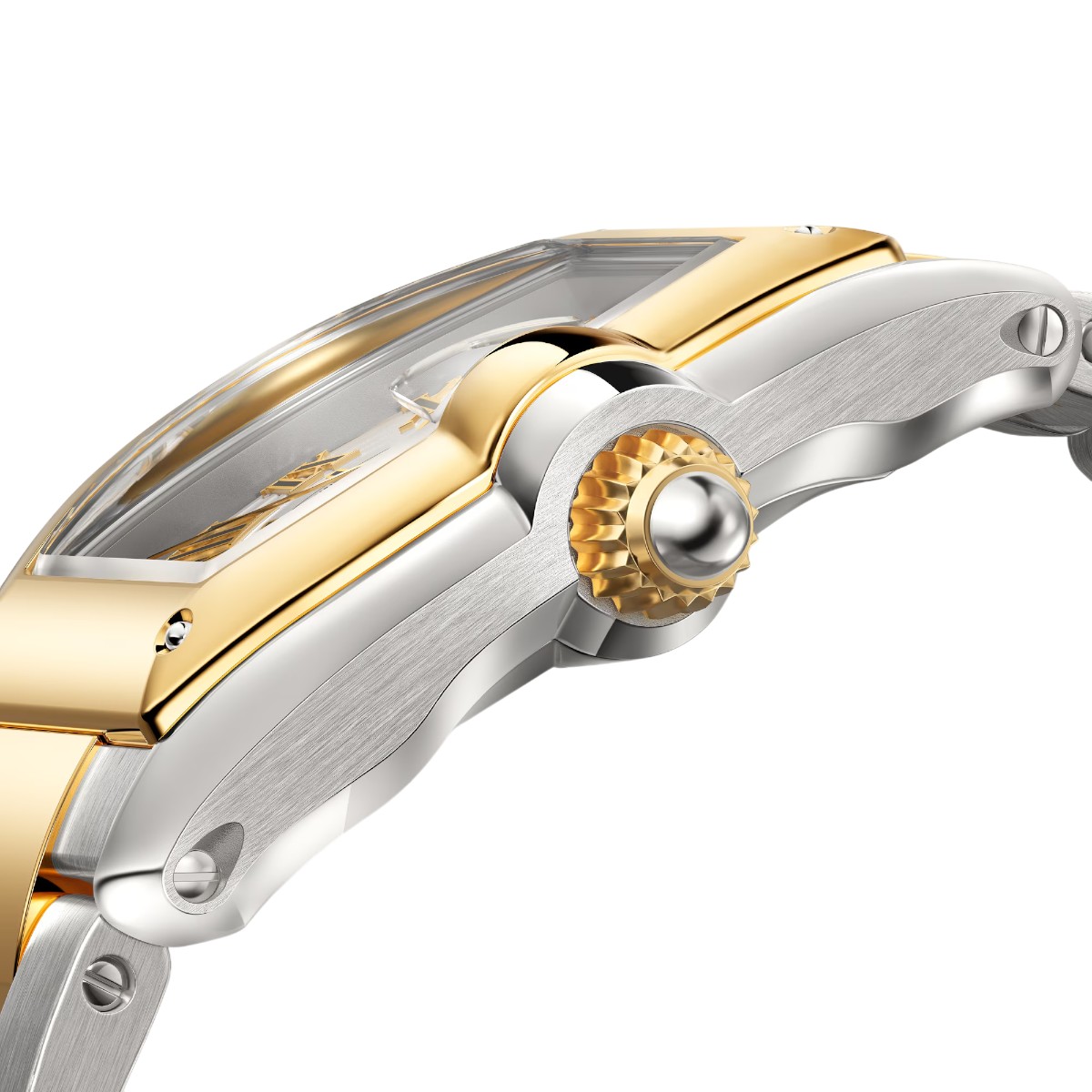 Cartier Roadster 42.5mm x 34.9mm Men's Watch, White Dial