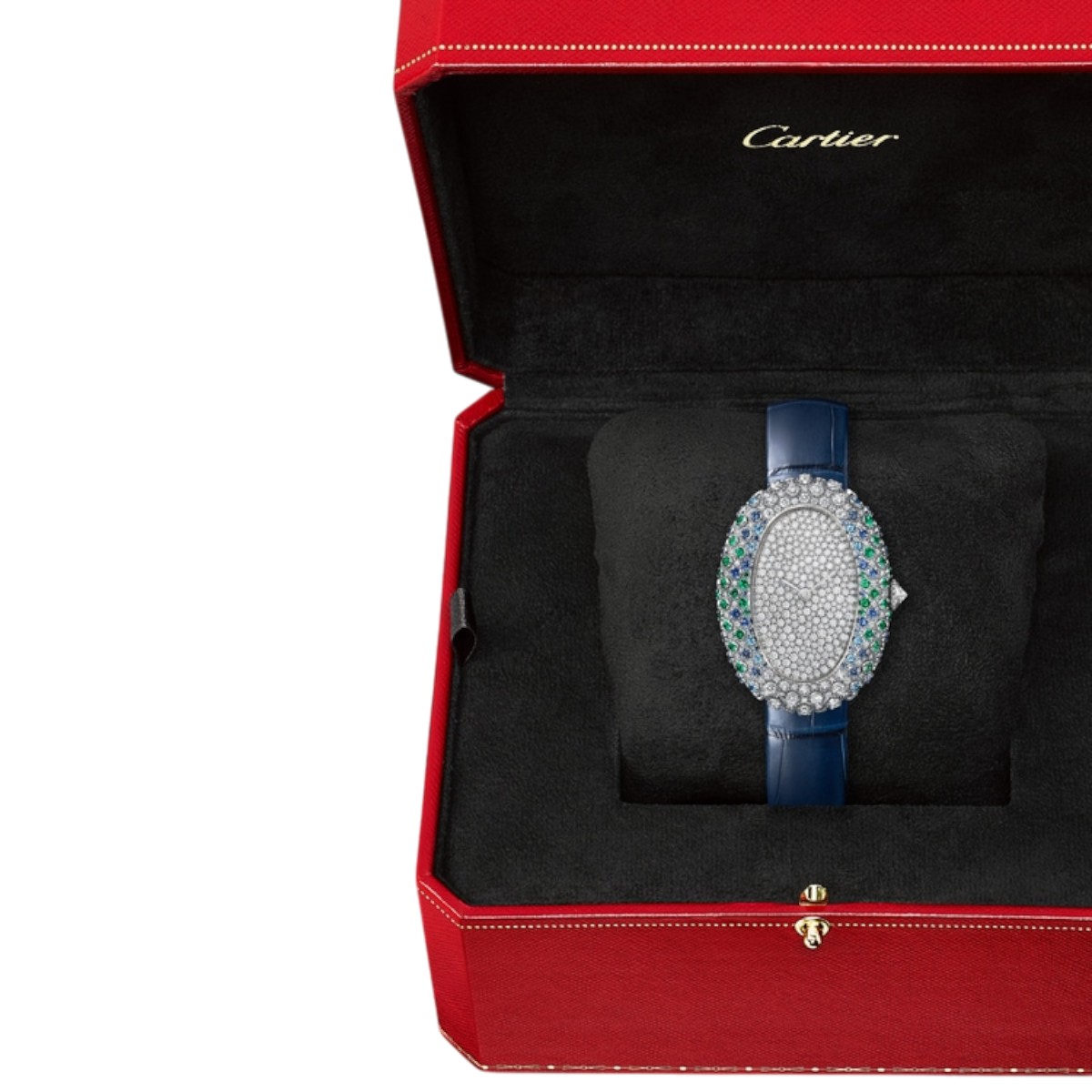 Cartier Baignoire 36mm x 26mm Watch, Diamond Dial