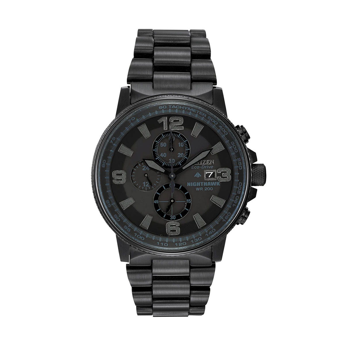 Citizen Nighthawk 42mm Men's Watch, Black Dial