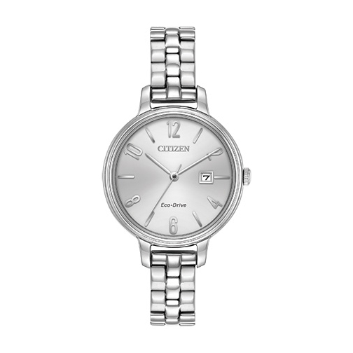 Citizen Chandler Stainless Steel Silver 31mm Women's Watch