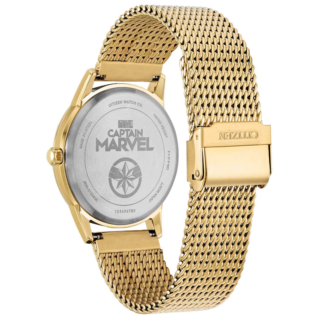 Citizen Marvel Captain Marvel Gold Tone Women's Watch