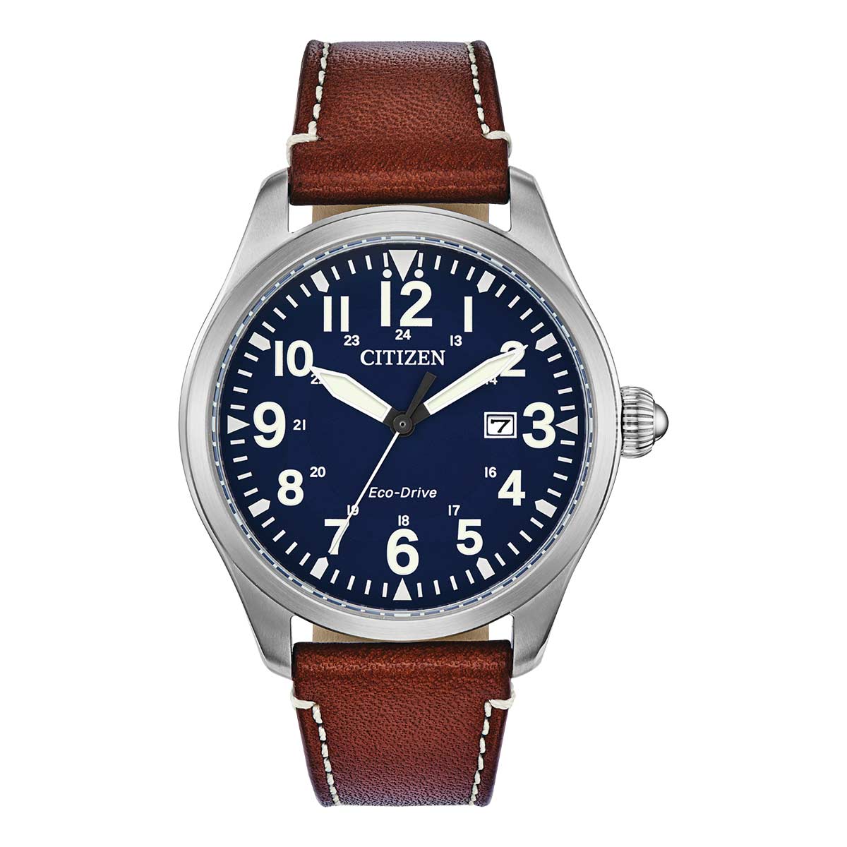 Citizen Chandler Military Men's Watch, Blue Dial