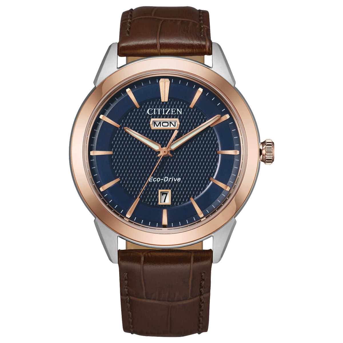 Citizen Corso 40mm Men's Watch, Navy Blue and Rose Gold Dial