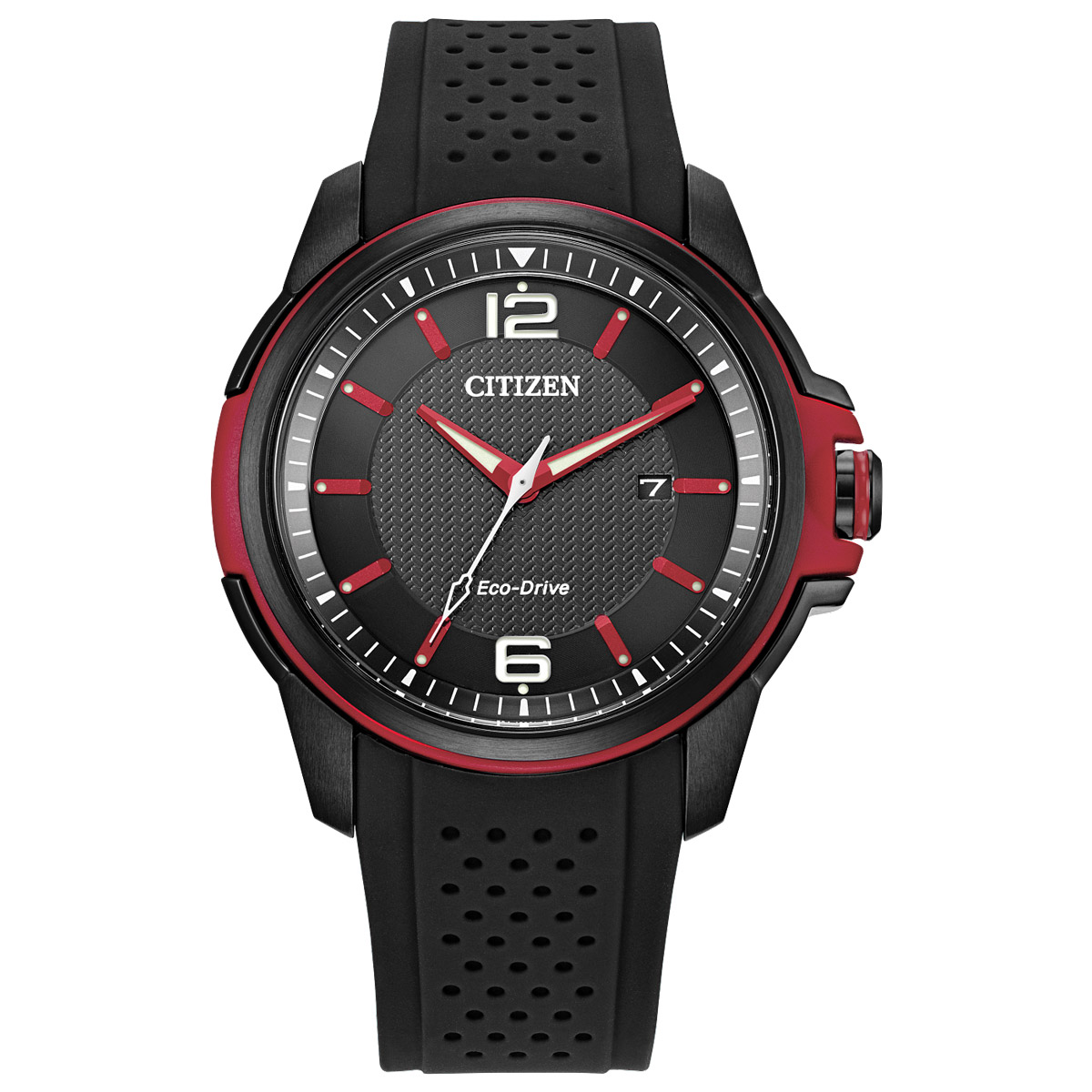 Citizen Drive 45mm Men's Watch, Red and Black Dial