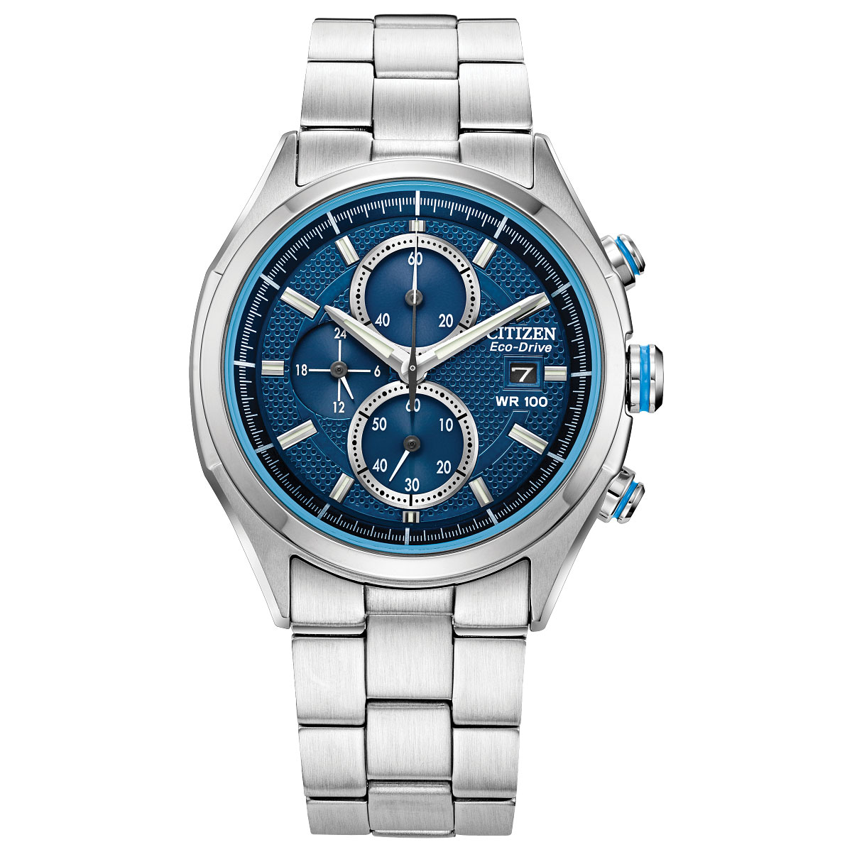 Citizen Drive 41mm Men's Watch, Navy Blue and Turquoise Dial
