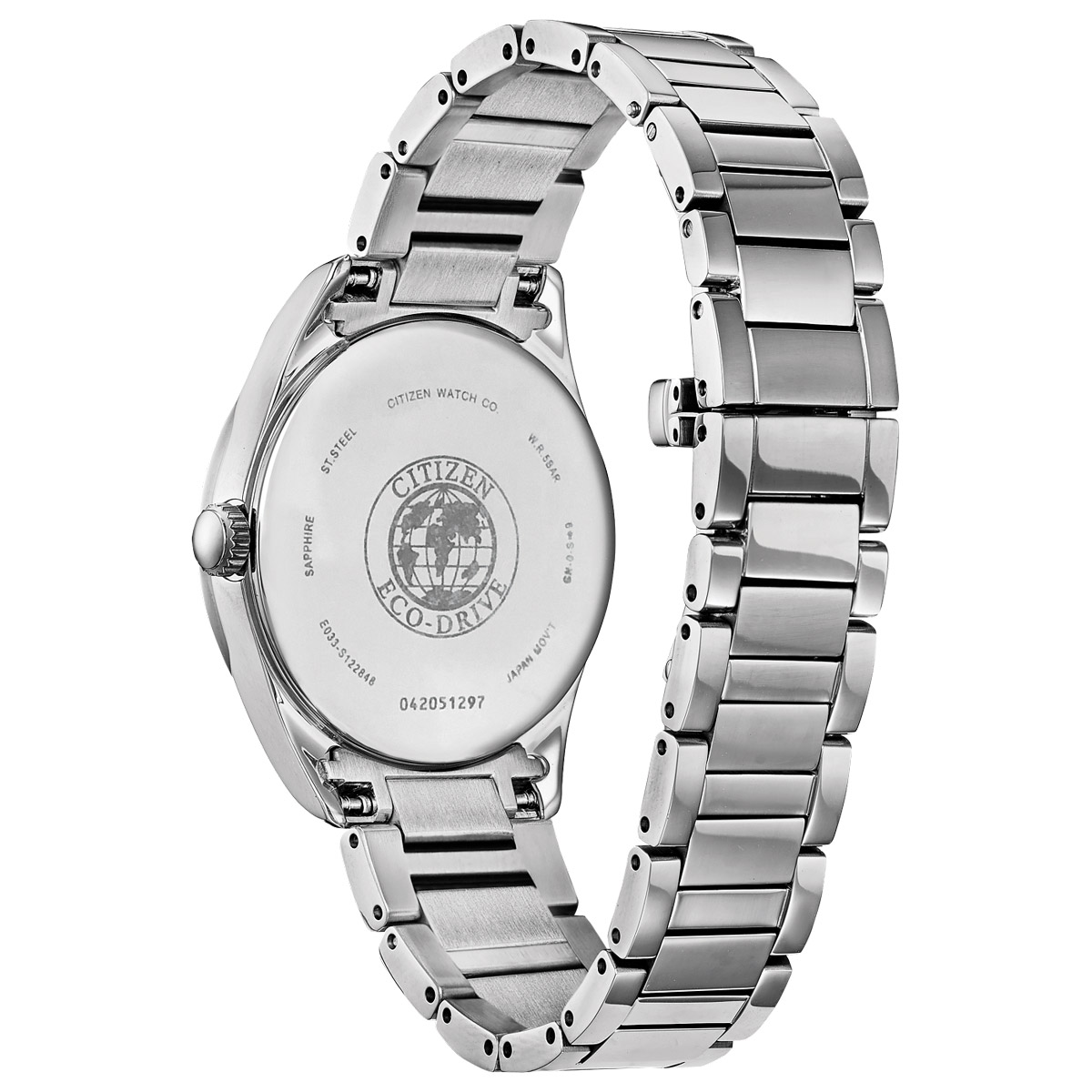 Citizen Arezzo 32mm Watch, Black, Silver and Crystal Dial