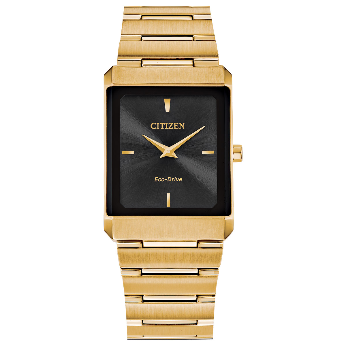 Citizen Stiletto 28mm Watch, Gold and Black Dial