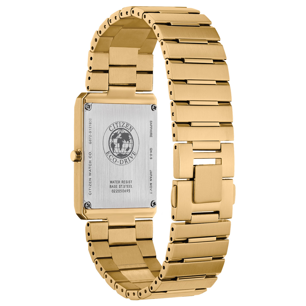Citizen Stiletto 25mm Watch, Black and Gold Tone Dial