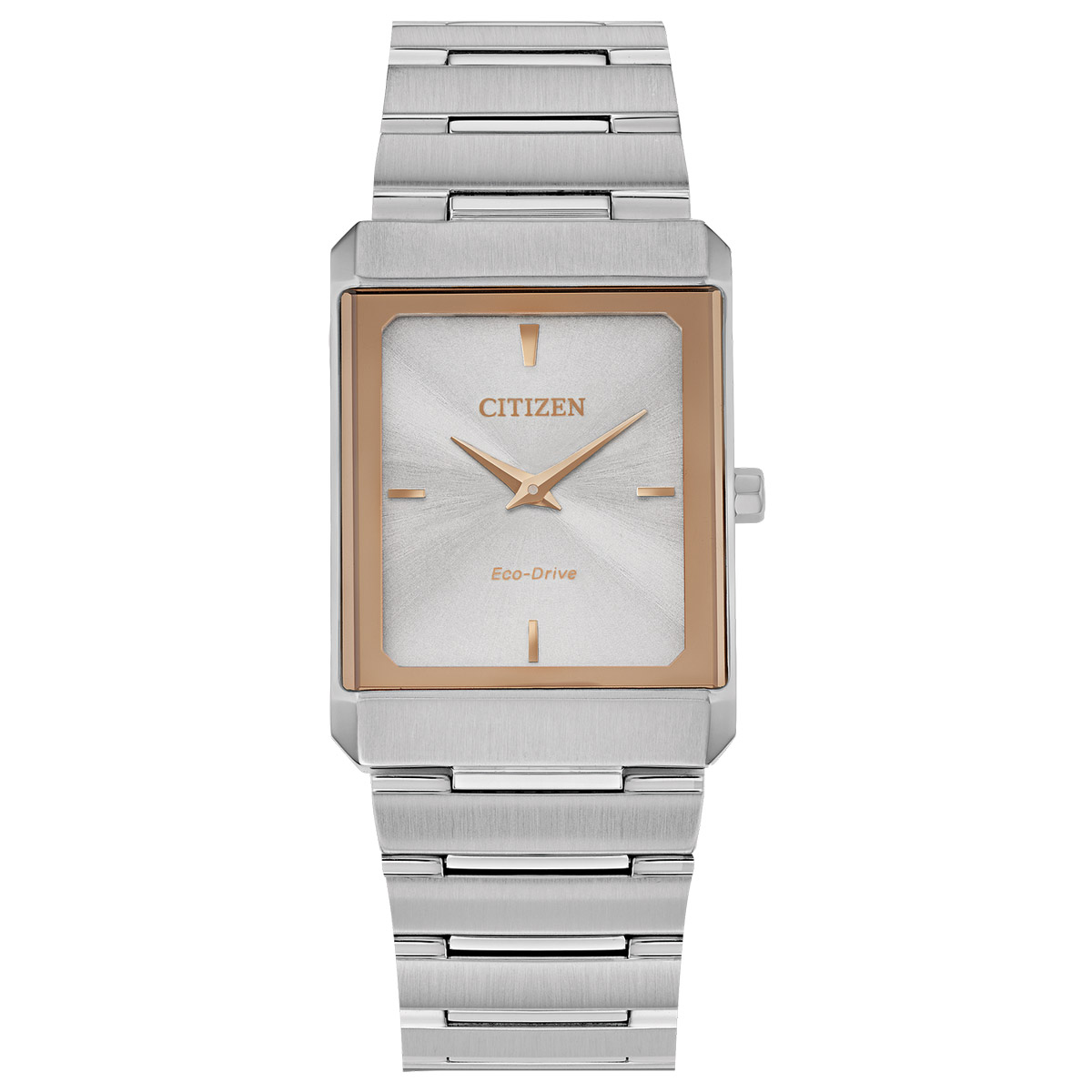 Citizen Stiletto 25mm Watch, Grey and Rose Gold Dial