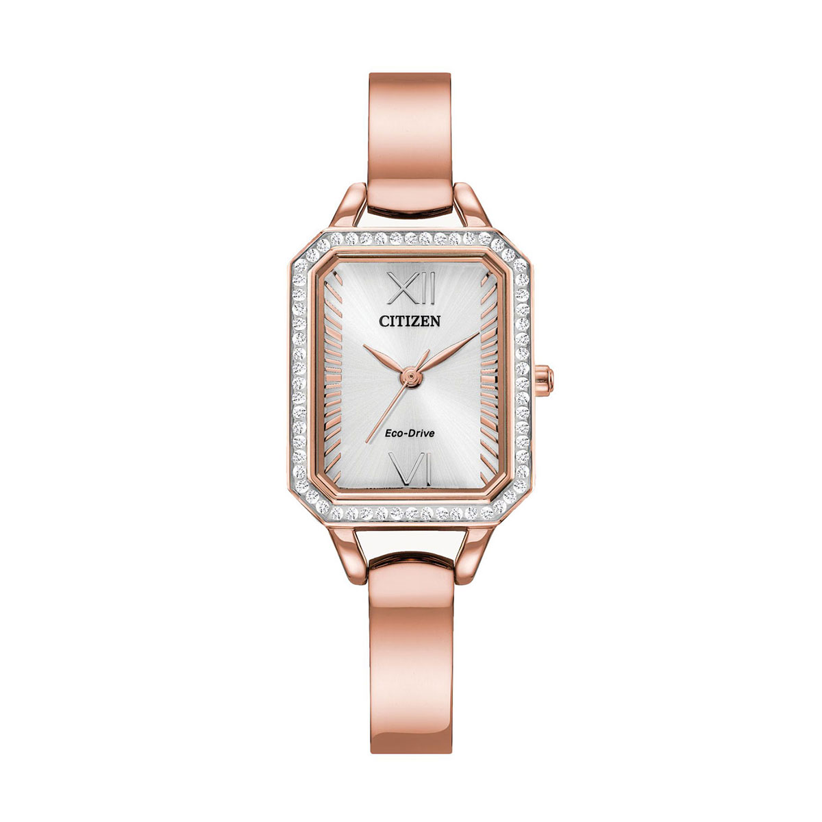 Citizen Silhouette Crystal 23mm Watch, Silver Tone and Crystal Dial