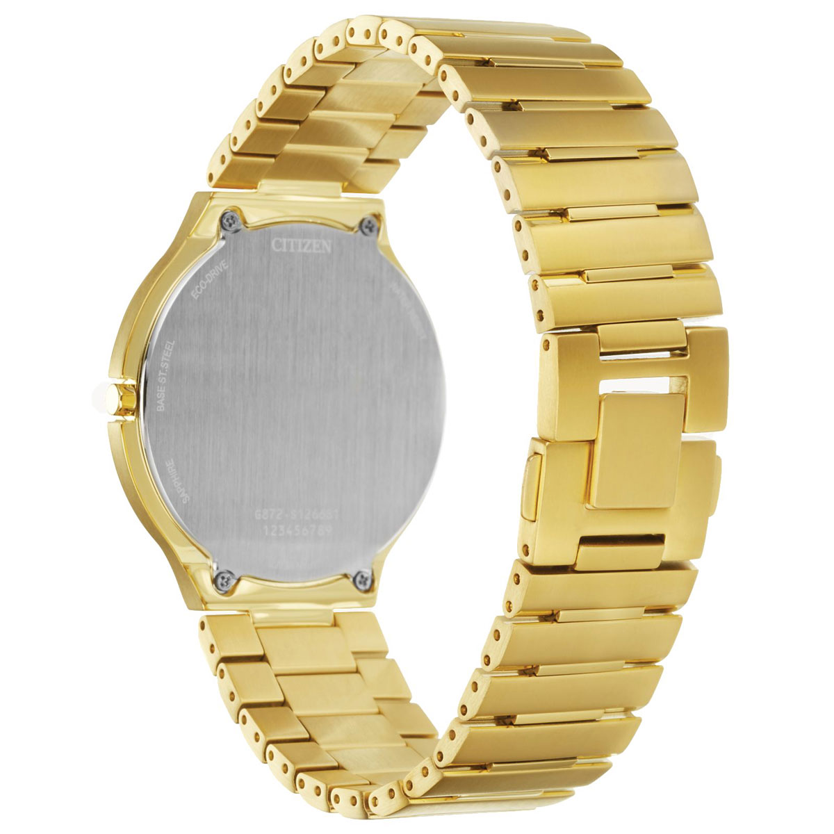 Citizen Stiletto 39mm Watch, Black and Gold Tone