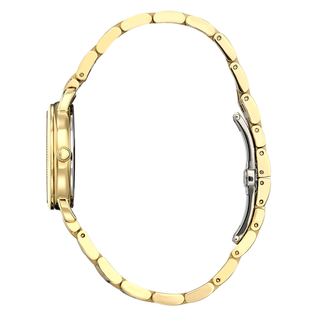 Citizen Classic 29mm Watch, White and Gold Tone Pattern Dial