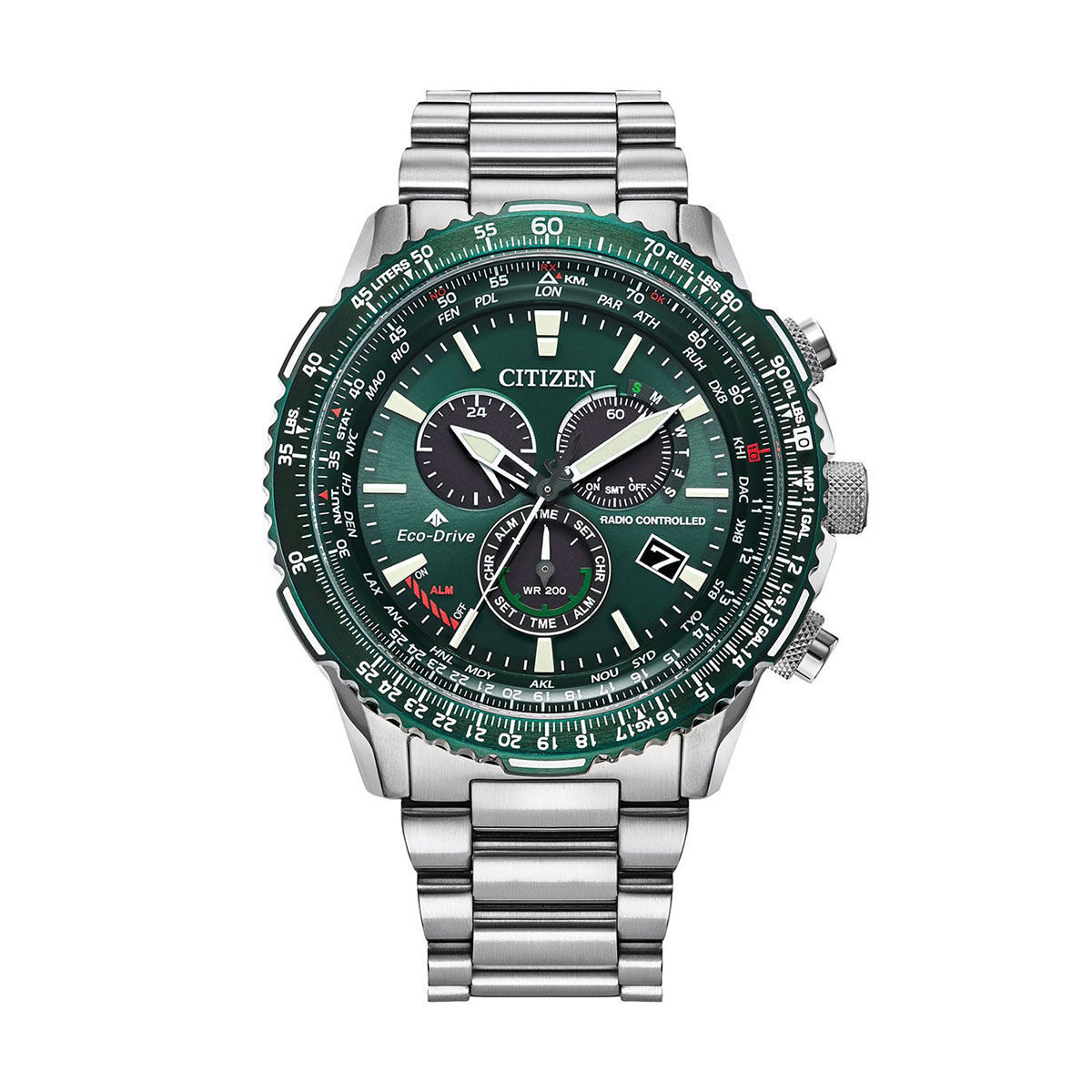 Citizen Promaster Air A-T 46mm Men's Watch, Green Dial