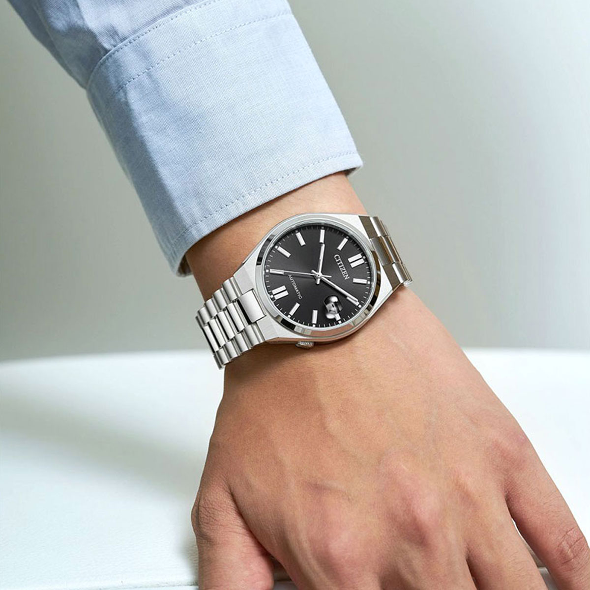 Citizen Tsuyosa Collection 40mm Men's Watch, Black Dial