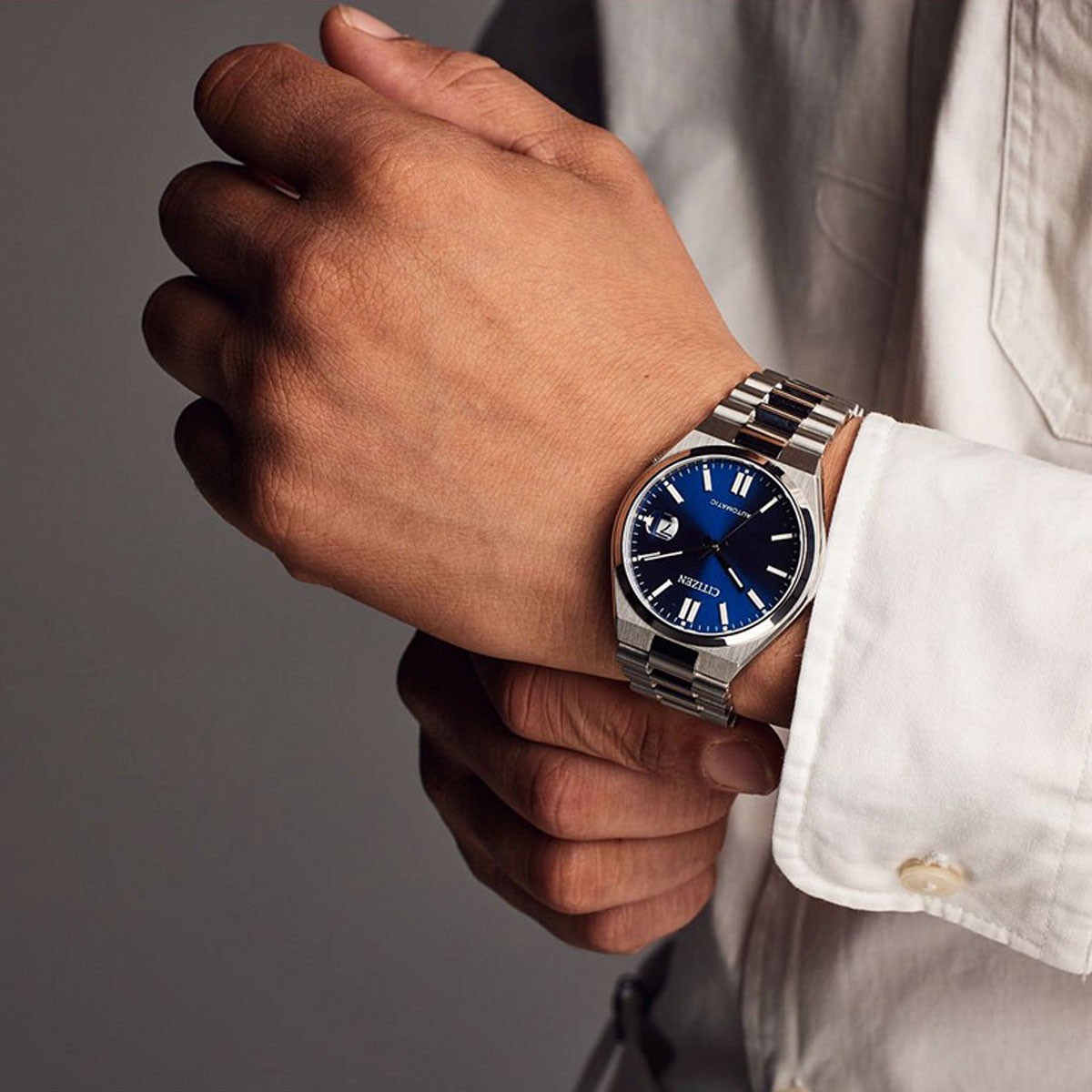 Citizen Tsuyosa Collection 40mm Men's Watch, Blue Dial