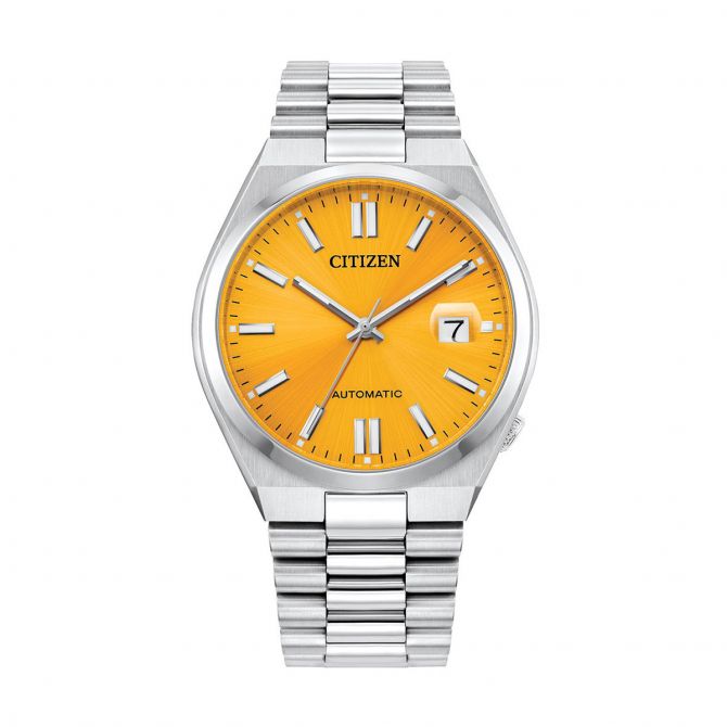 Citizen Tsuyosa Collection 40mm Men's Watch, Yellow Dial