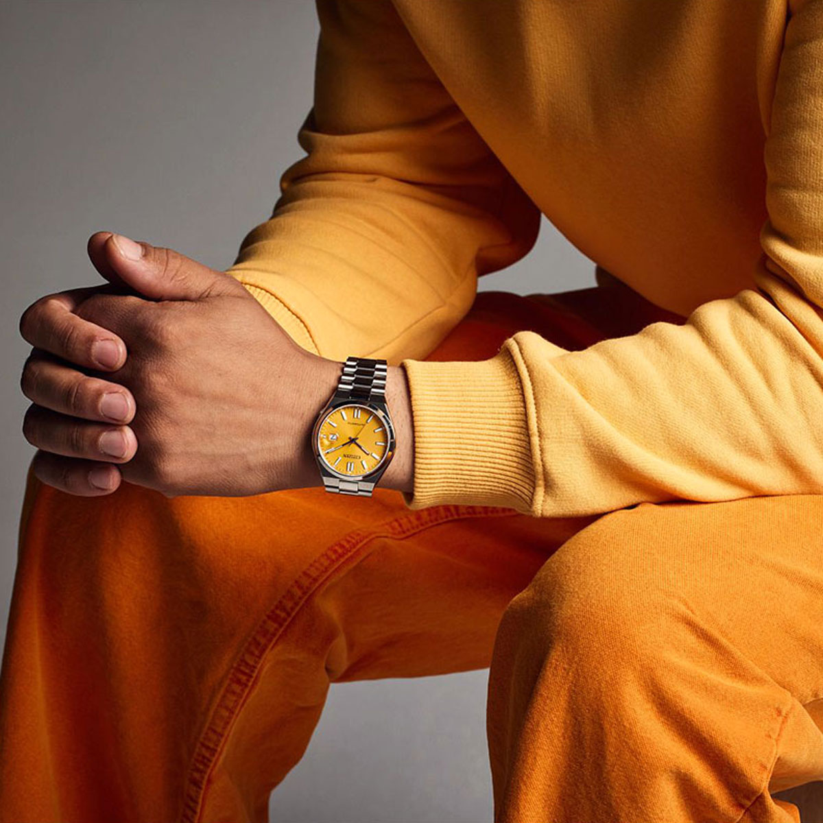 Citizen Tsuyosa Collection 40mm Men's Watch, Yellow Dial