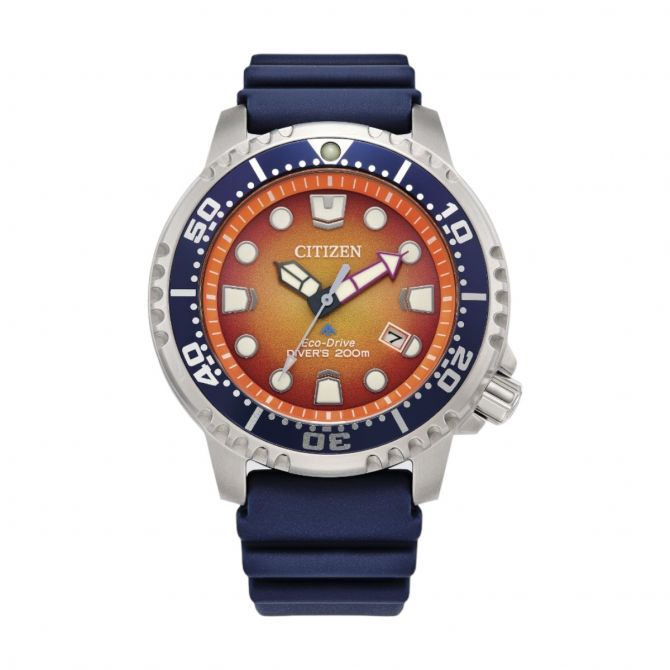 Citizen Promaster Dive 44mm Men's Watch, Orange Dial