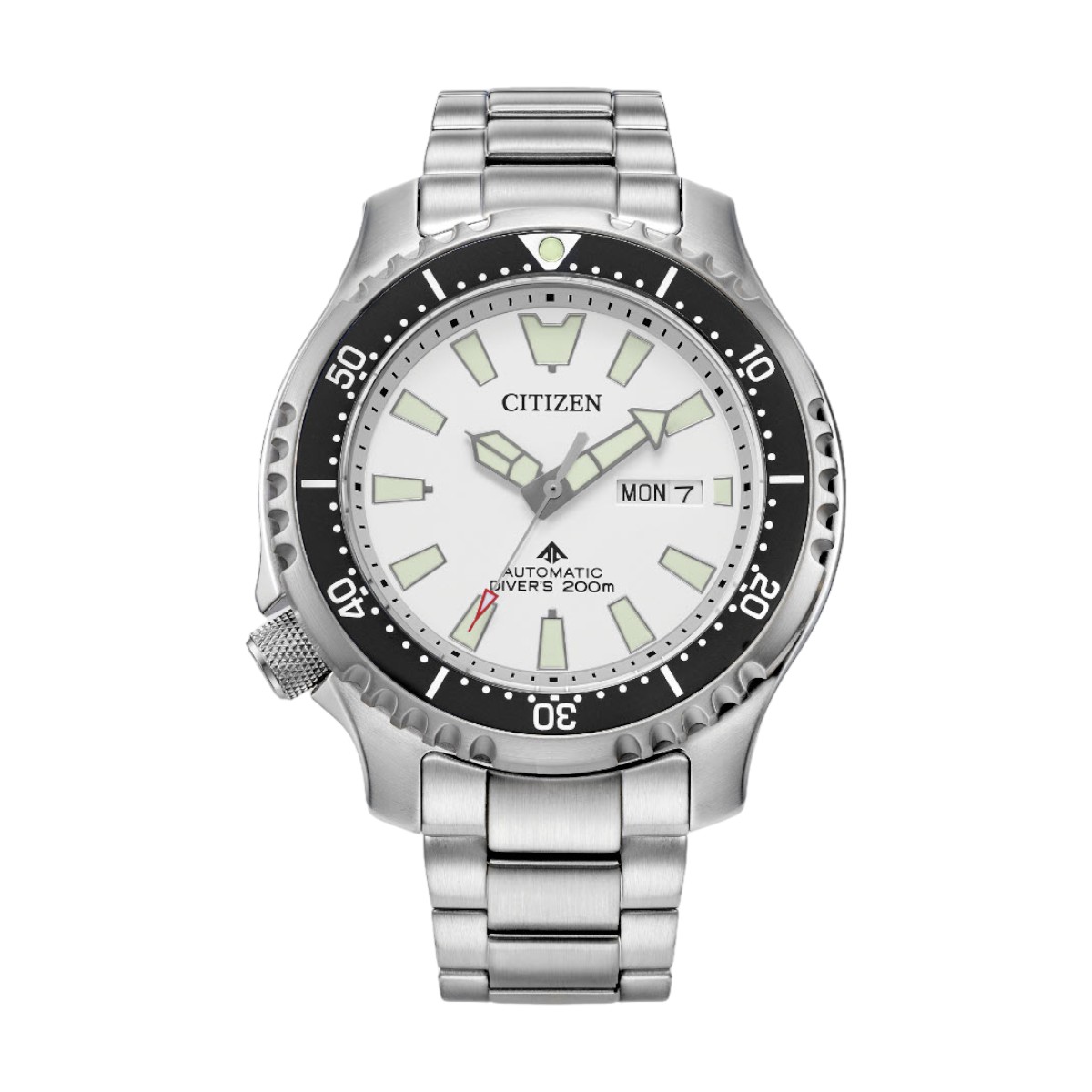 Citizen Promaster Dive Automatic 44mm Men's Watch, White Dial