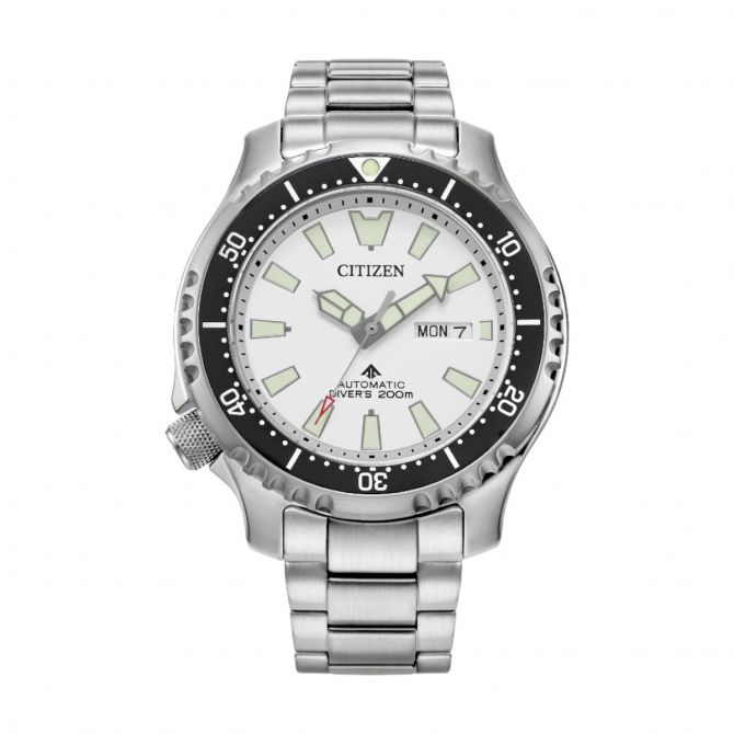 Citizen Promaster Dive Automatic 44mm Men's Watch, White Dial