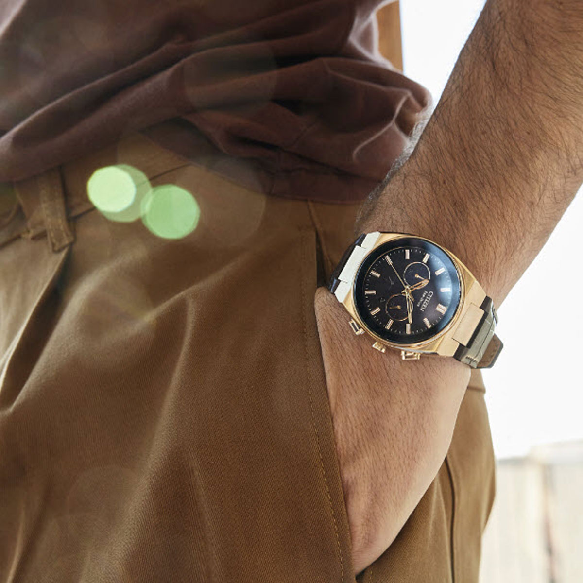 Citizen Axiom SC 43mm Men's Watch, Black Dial