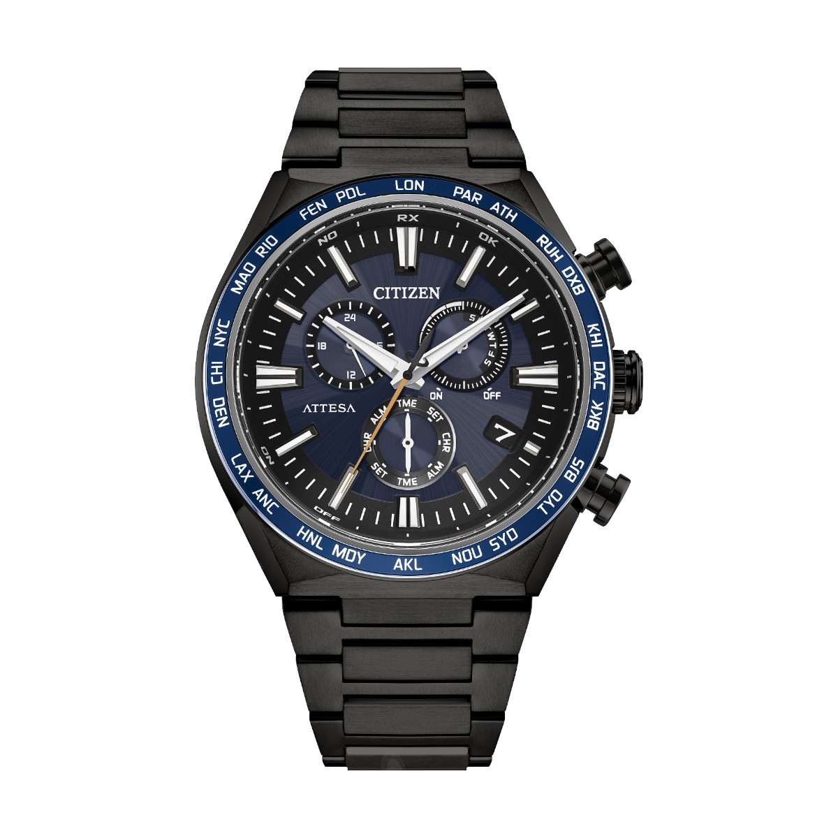 Citizen Attesa Super Titanium 42mm Men's Watch, Blue Dial