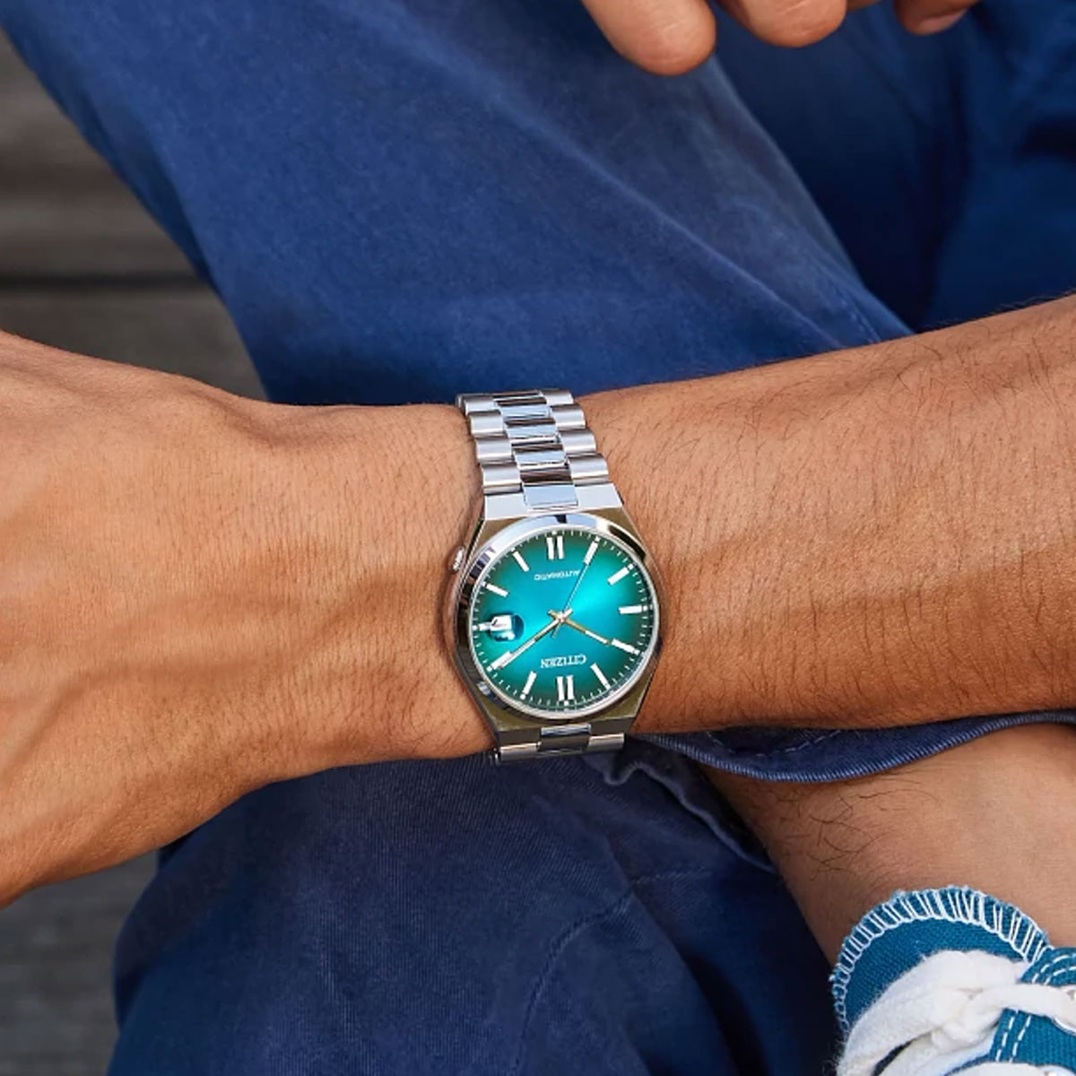 Citizen Tsuyosa 40mm Men's Watch, Teal Dial