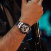 Citizen Zenshin Chronograph 42.4mm Men's Watch, White and Silver Dial