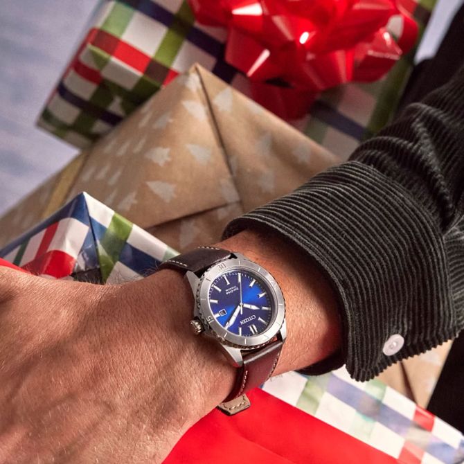 Citizen Brycen Super Titanium 41mm Men's Watch, Blue Dial | AW1840