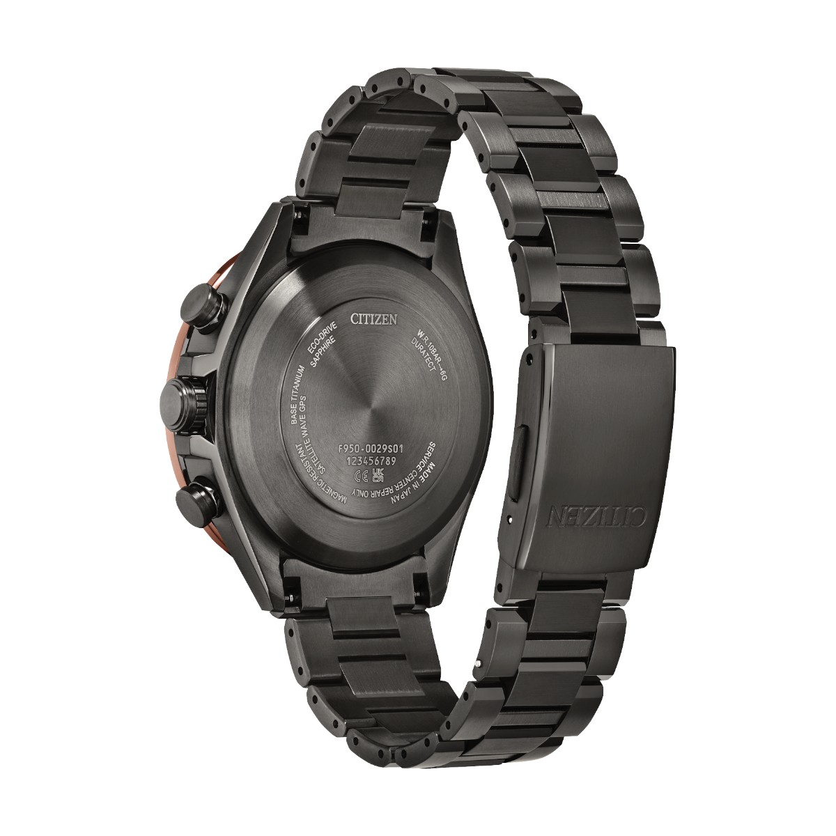 Citizen Attesa Super Titanium 44.6mm Watch, Brown Dial