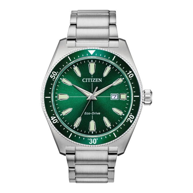 Citizen Brycen 43mm Men's Watch, Green Dial
