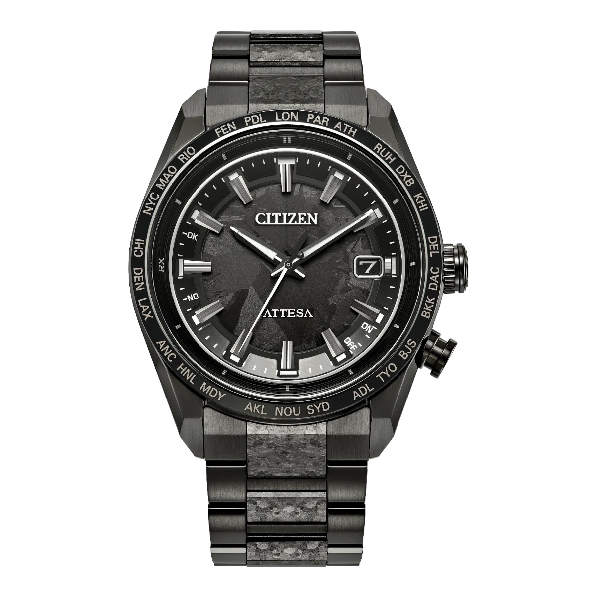 Citizen Attesa Hakuto-R 40.6mm Watch, Grey Dial