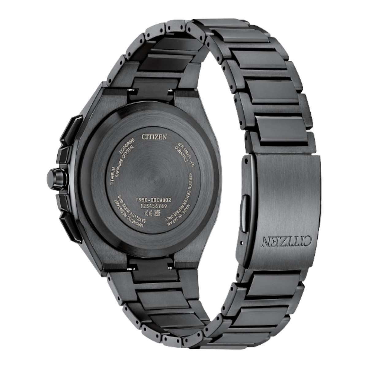 Citizen Attesa Titanium 43.2mm Men's Watch, Dark Grey