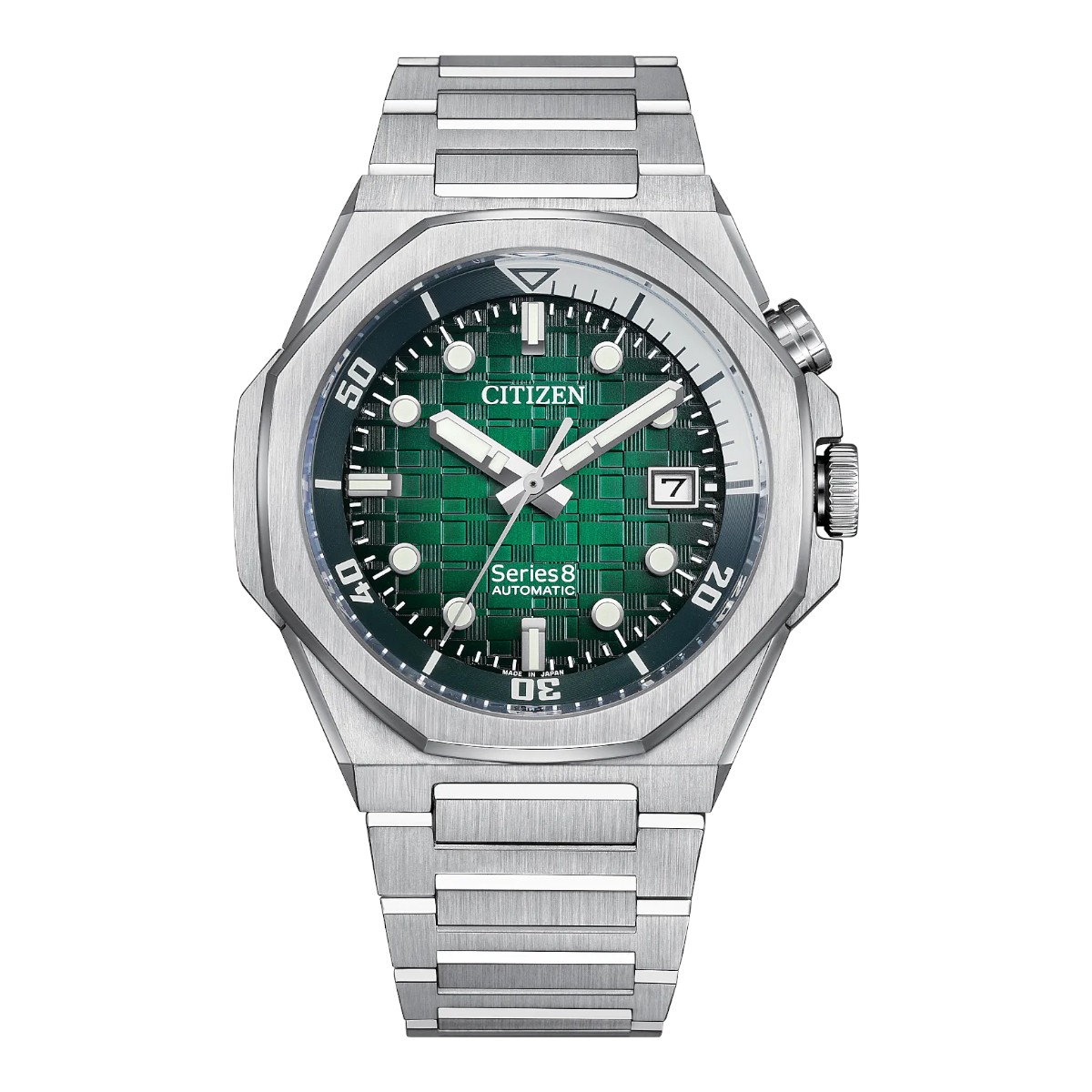Citizen Series8 890 42.6mm Men's Watch, Green Dial