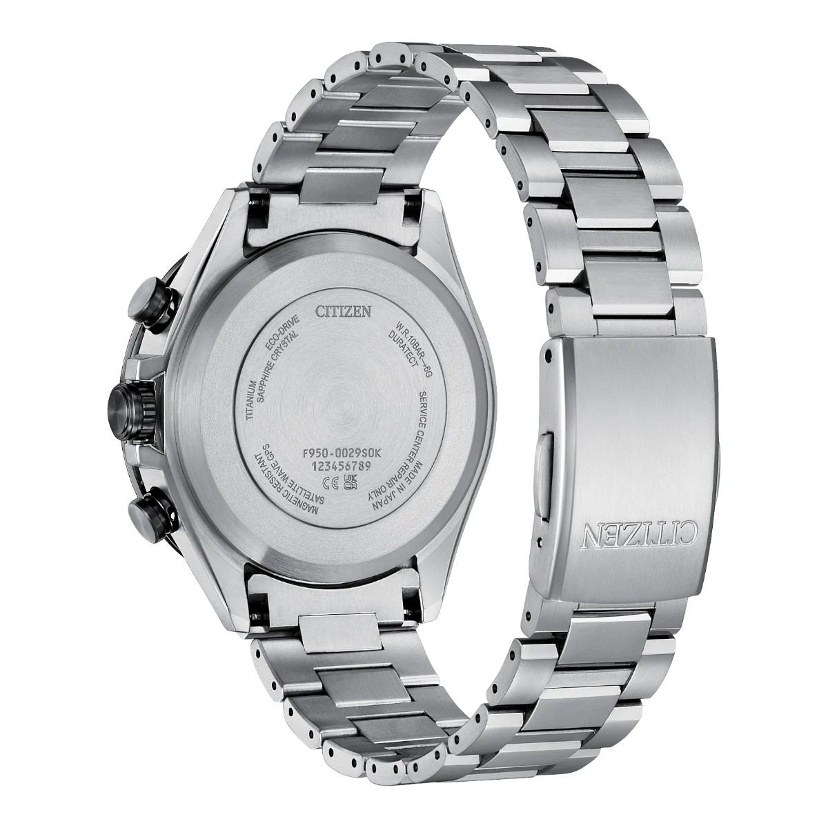 Citizen Attesa Chronograph 44.6mm Men's Watch, Blue Dial